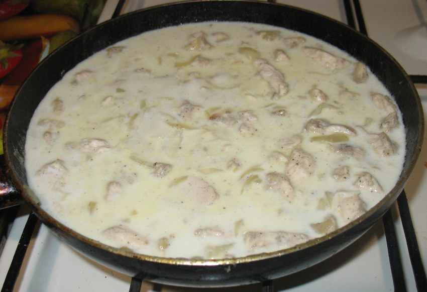 Курица в Молочном соусе