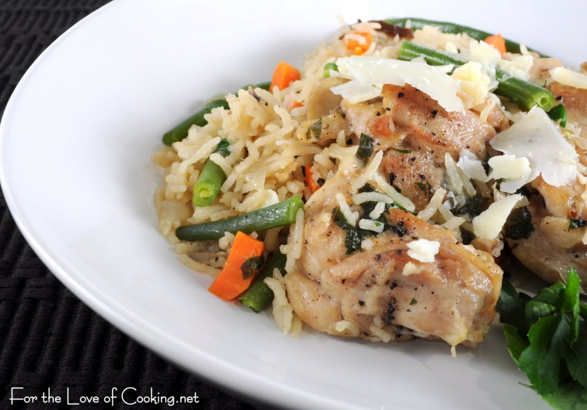Курица с рисом и овощами в vekmnb