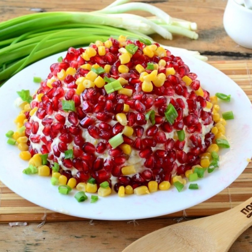Салат Ричард с гранатом