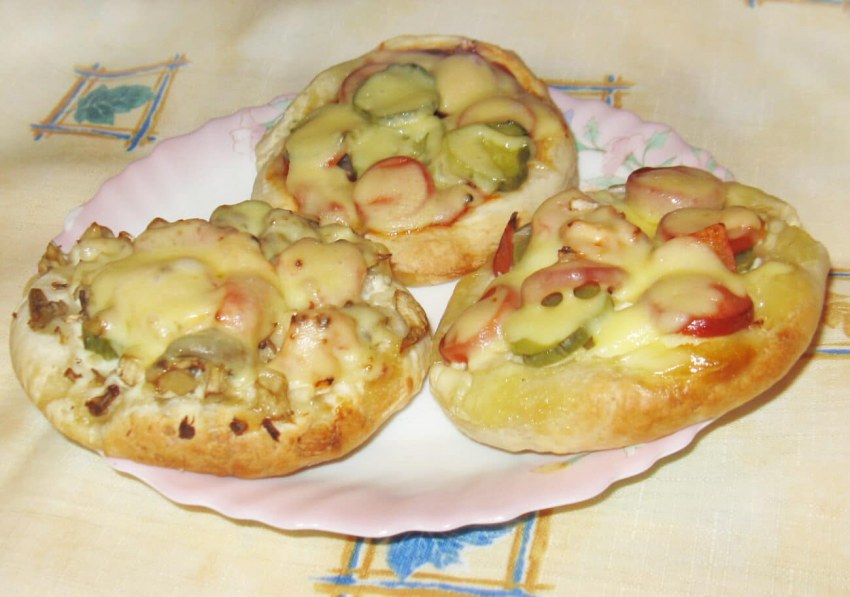 Картофельные ватрушки с фаршем раскладка