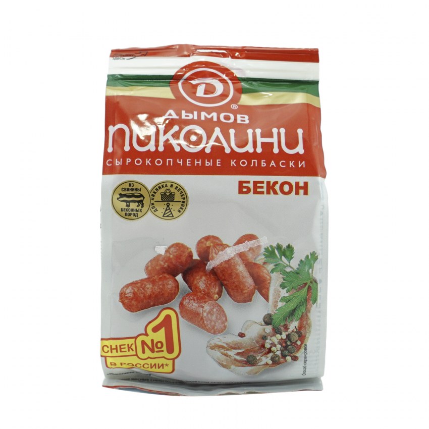 Колбаски "Пиколини" с/к 50г дымов
