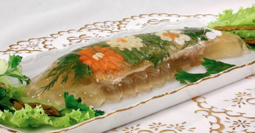 Праздничное заливное из рыбы
