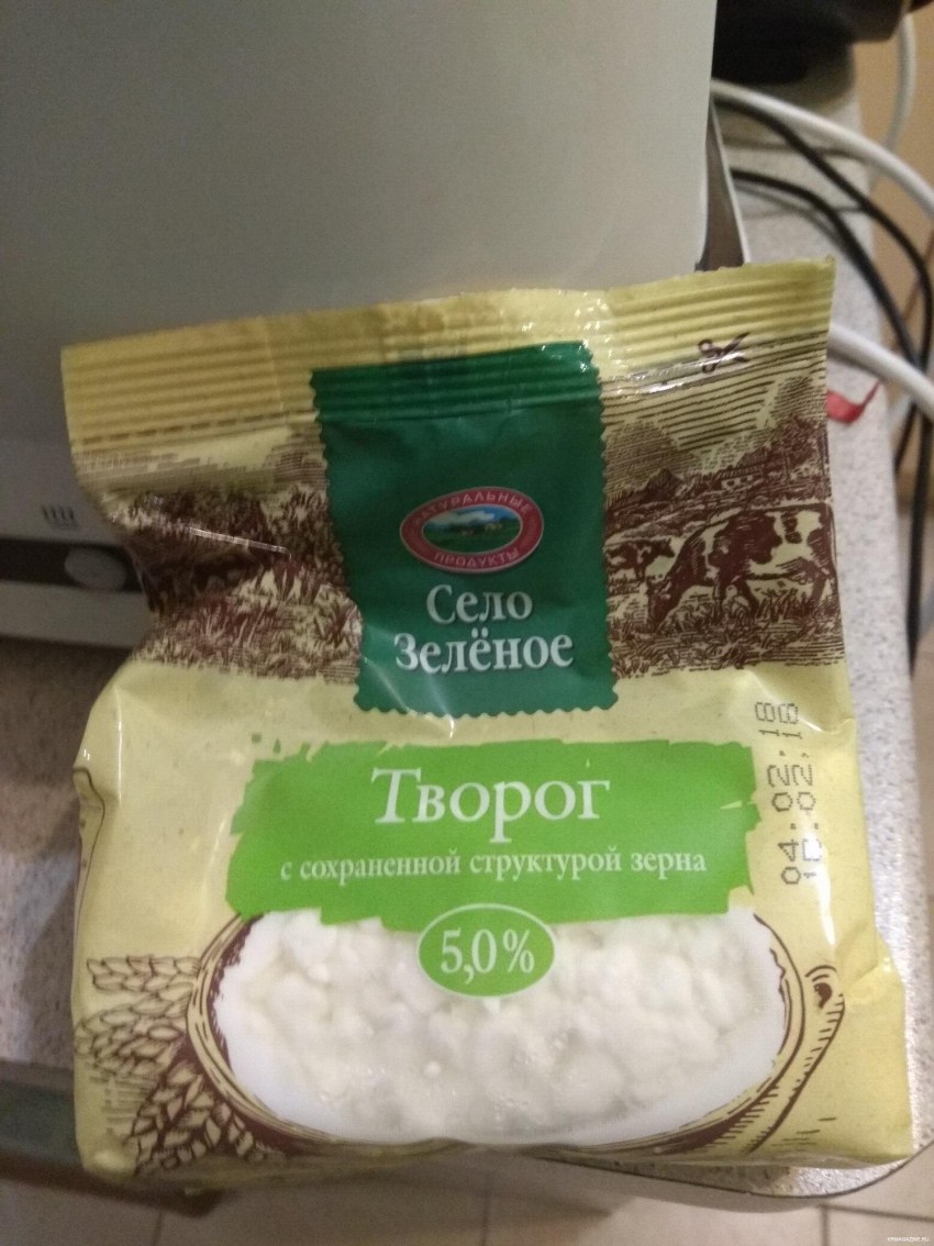 Творог обезжиренный зернистый