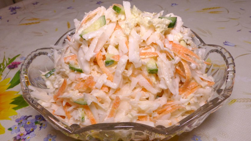Овощной салат с морковью