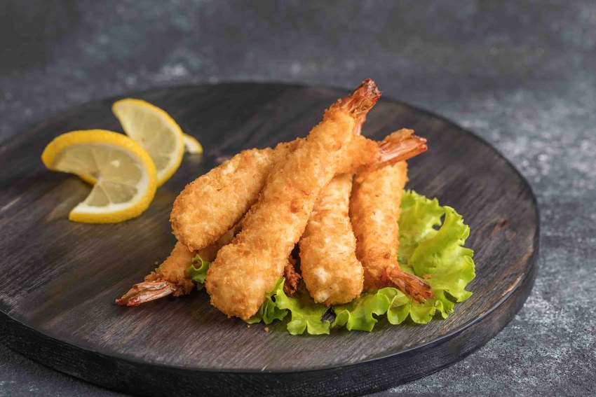 Рыба в корочке из рисовой муки