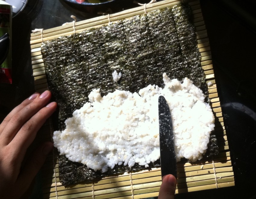 Слипшийся рис