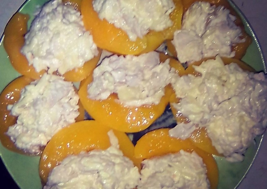 Венские вафли с нектаринами