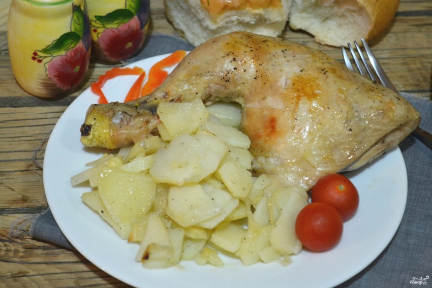 Картошка в рукаве для запекания