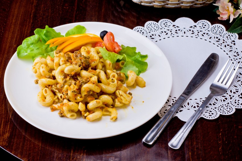 Макароны по флотски
