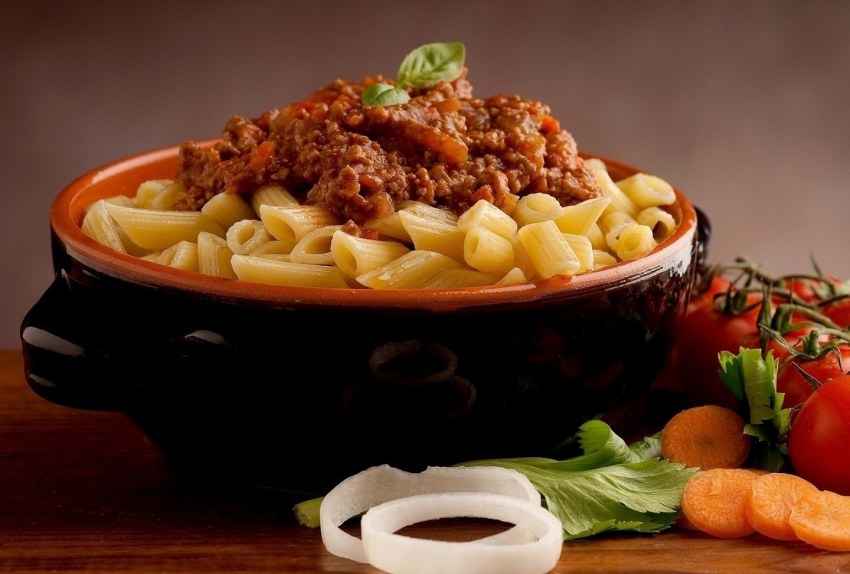 Макароны по-флотски с фаршем