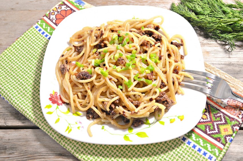 Макароны по флотски