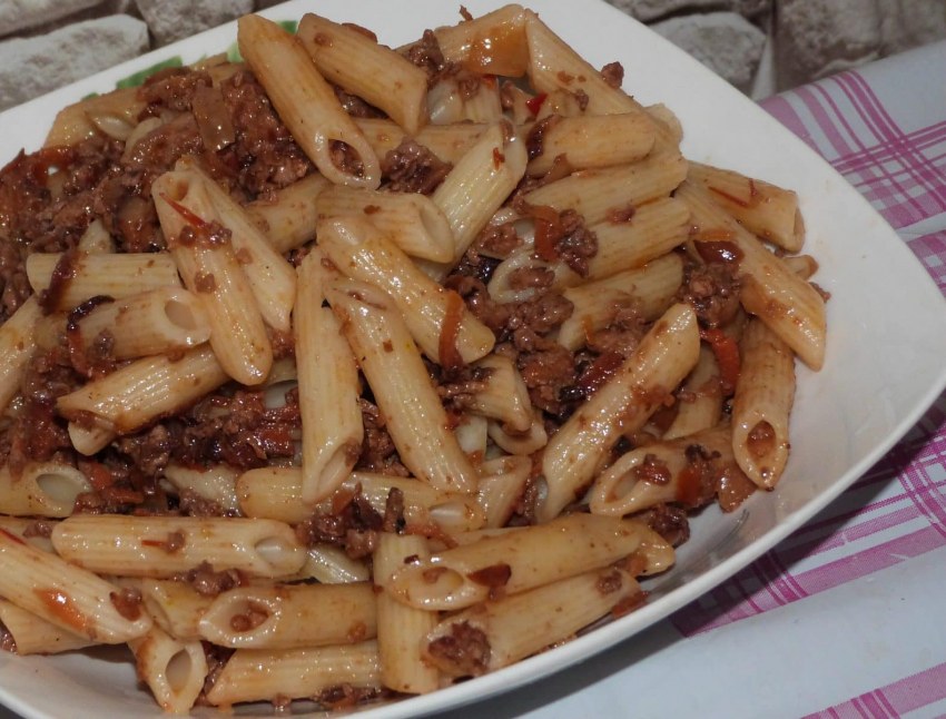 Макароны по флотски рожки