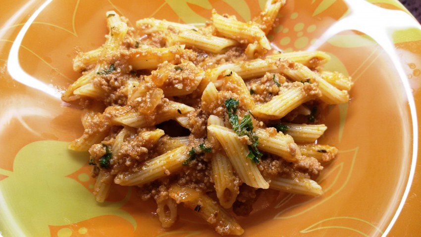 Макароны по-флотски с мясом