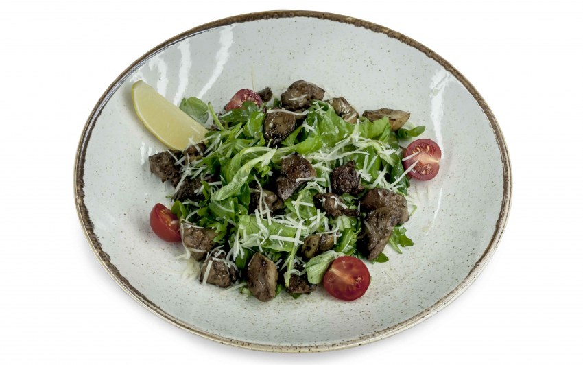Крутон с печенью куриной