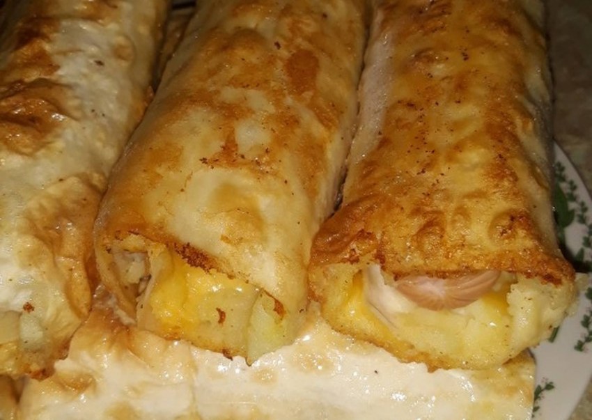 Перекус из лаваша