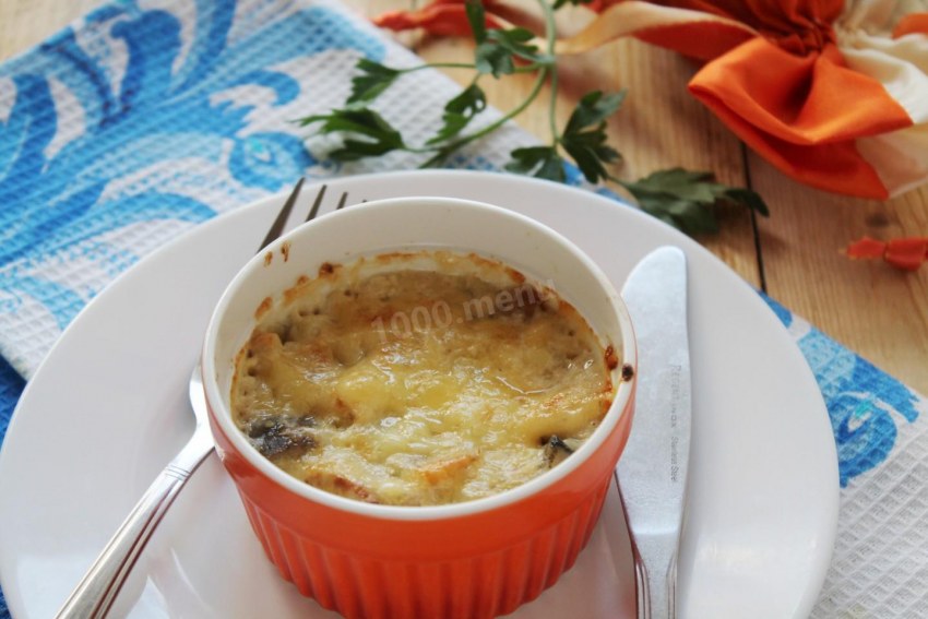 Жюльен Сытоедов из курицы с грибами