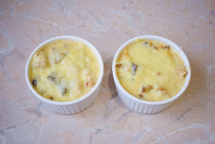 Жюльен с курицей и грибами пошаговый