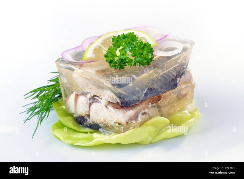 Рыбное заливное скумбрия
