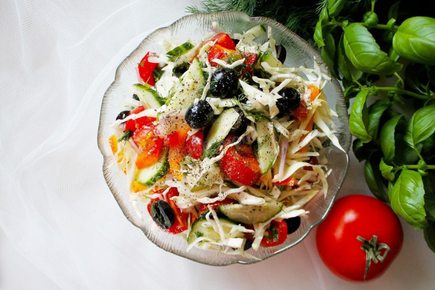 Салат морской коктейль