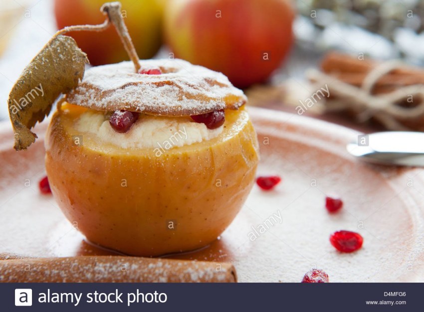 Яблоки в микроволновке