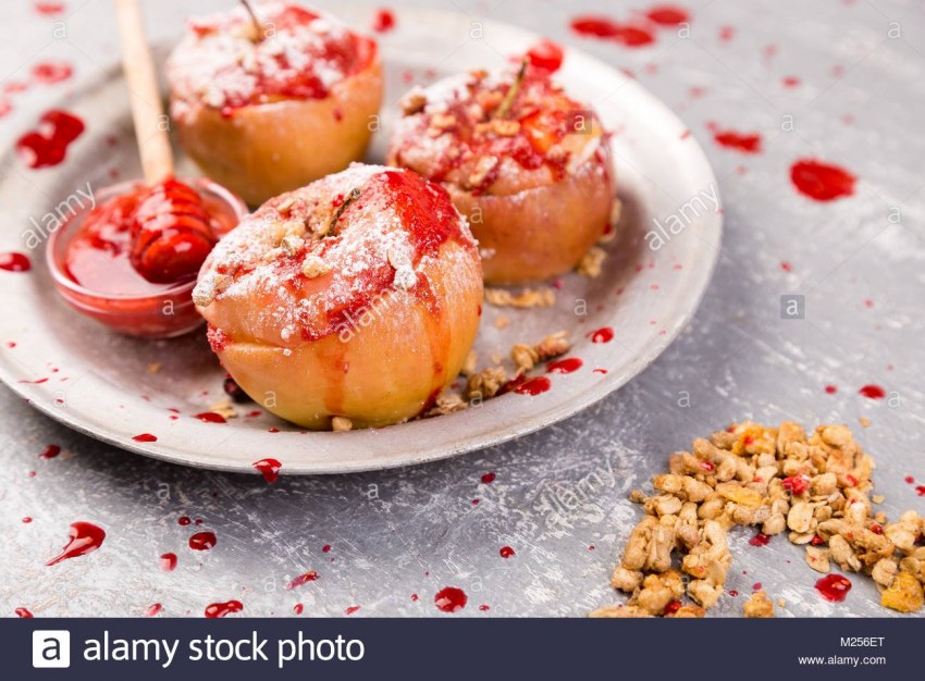 Печеные яблоки
