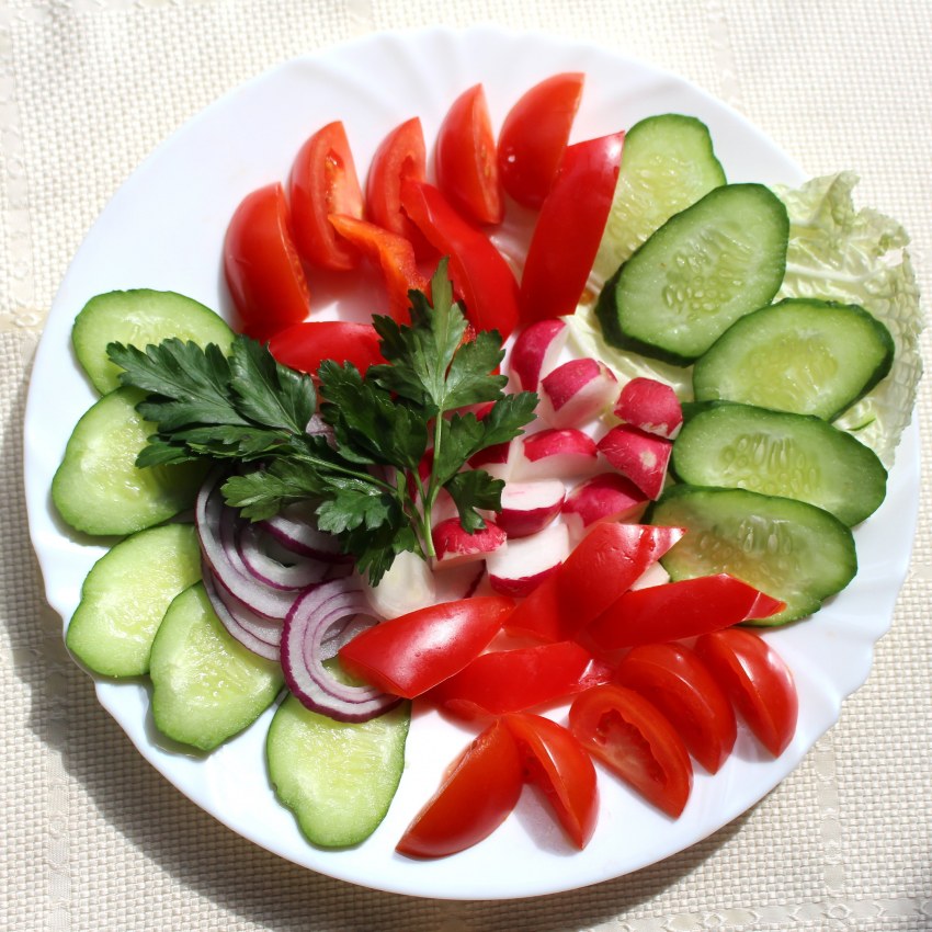 Нарезка овощей