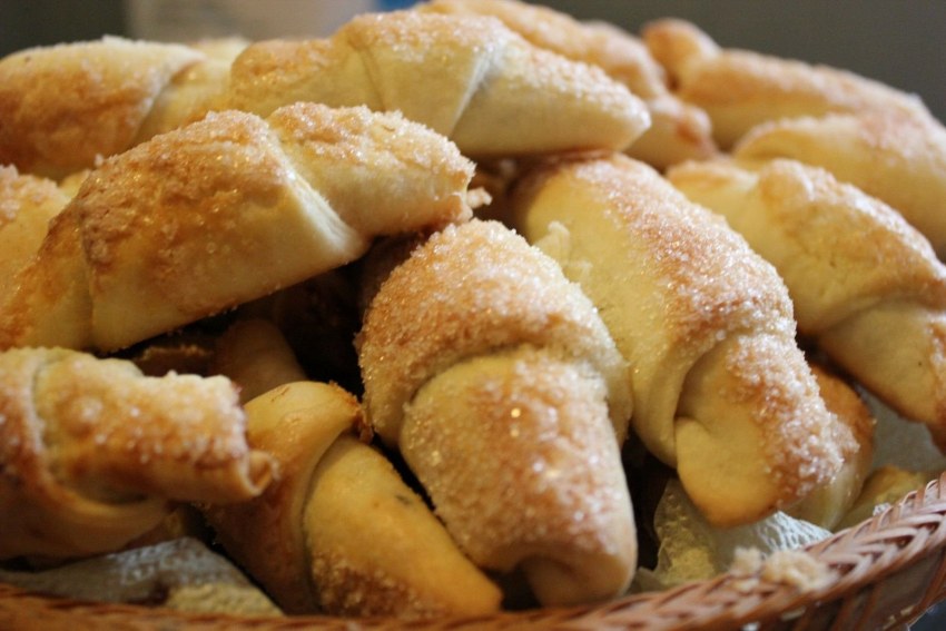 Рогалики на сметане и масле
