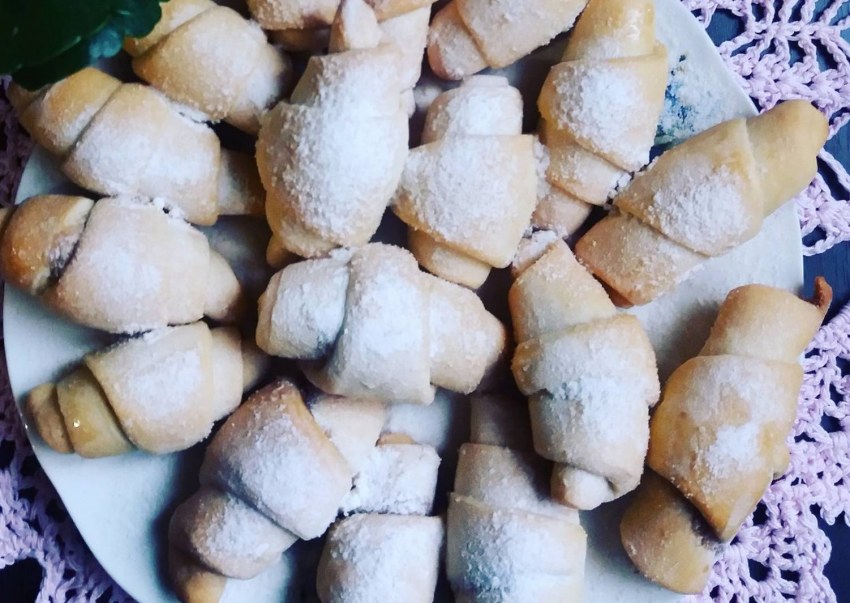 Рогалики Яблочные к чаю