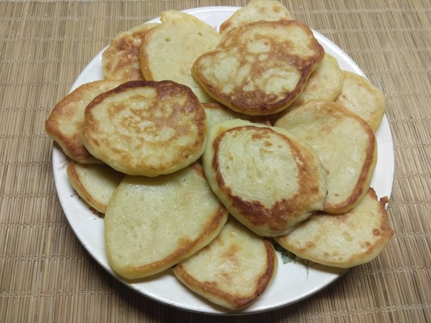 Оладушки с манкой