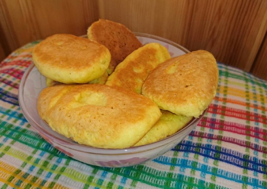 Печенье на сметане на сковороде