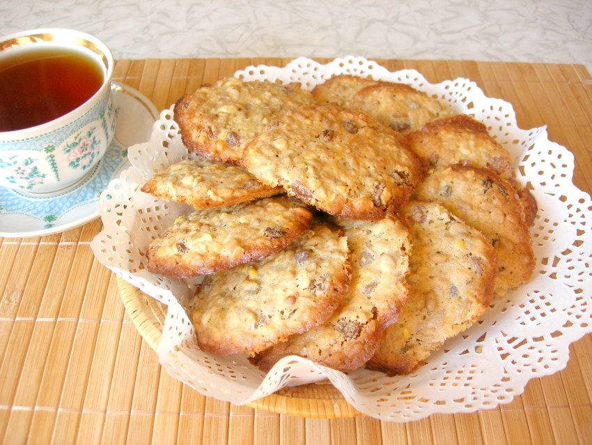 Мини овсяное печенье