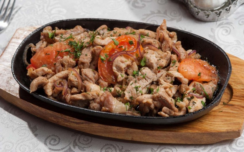Рецепт мясо с грибами без майонеза