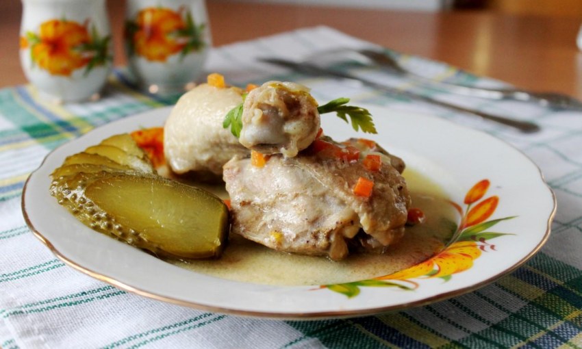 Курица в сметанном соусе