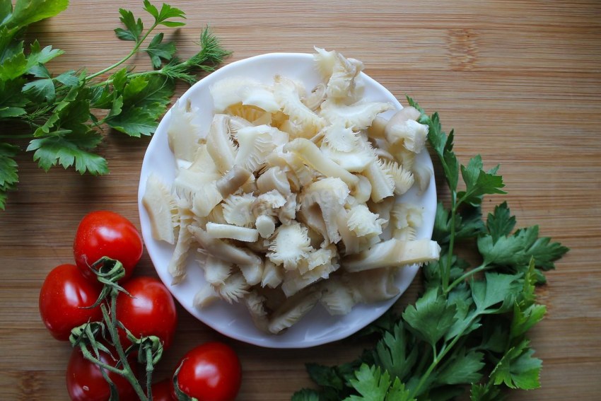 Вешенки порезанные