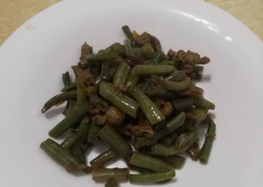 Соте из овощей со стручковой фасолью