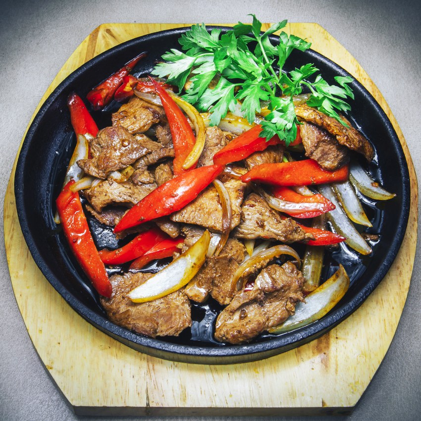 Жаркое из свинины с картошкой и тыквой
