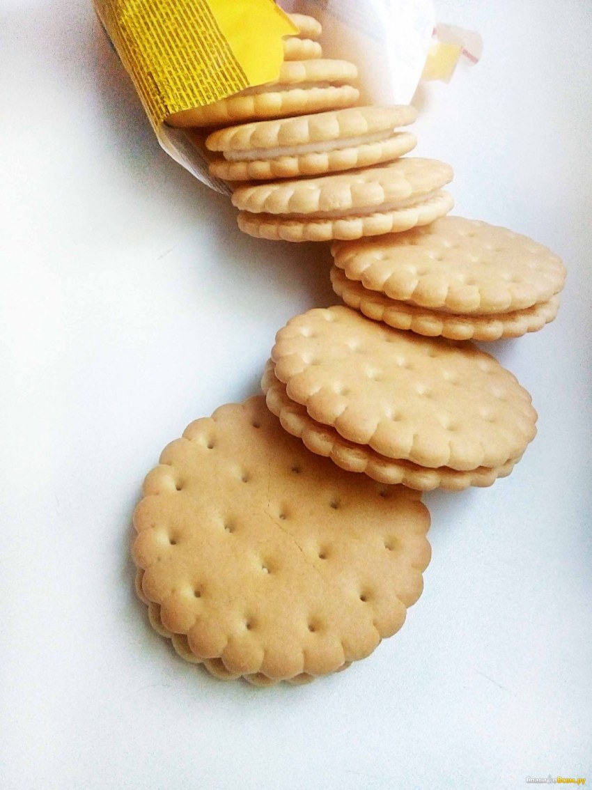 Печенье с шоколадной начинкой