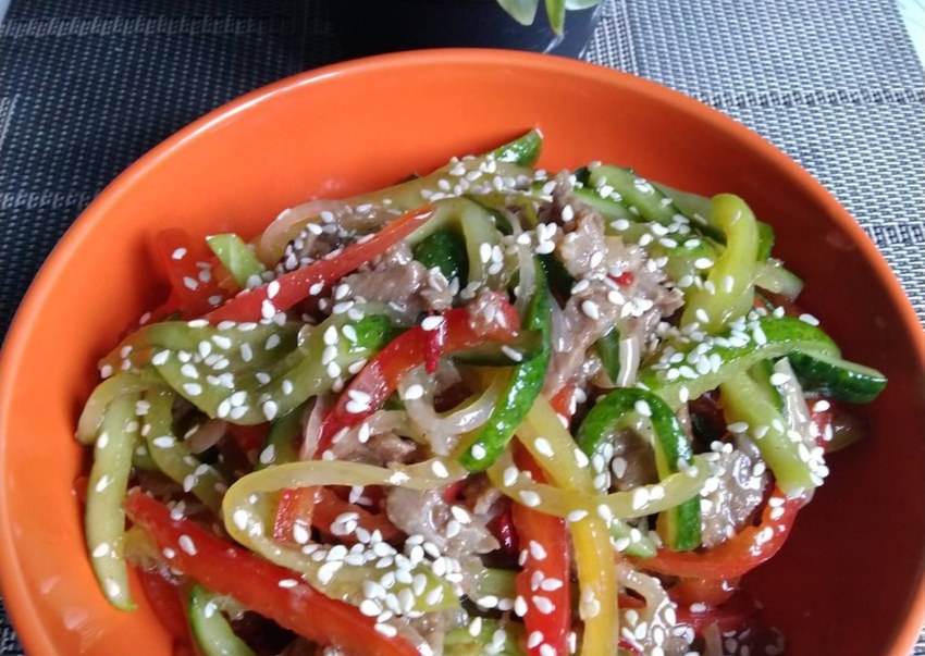 Салат Кобулети Грузинская кухня
