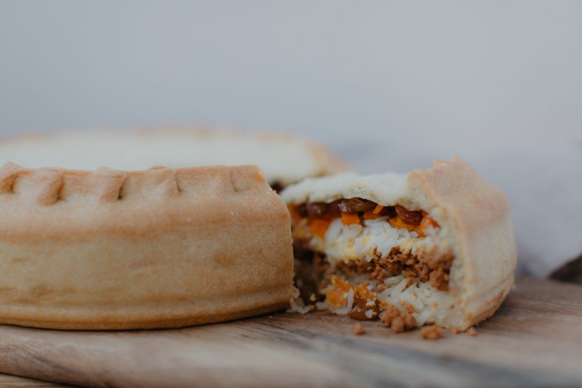 Пирог кулебяка с мясом
