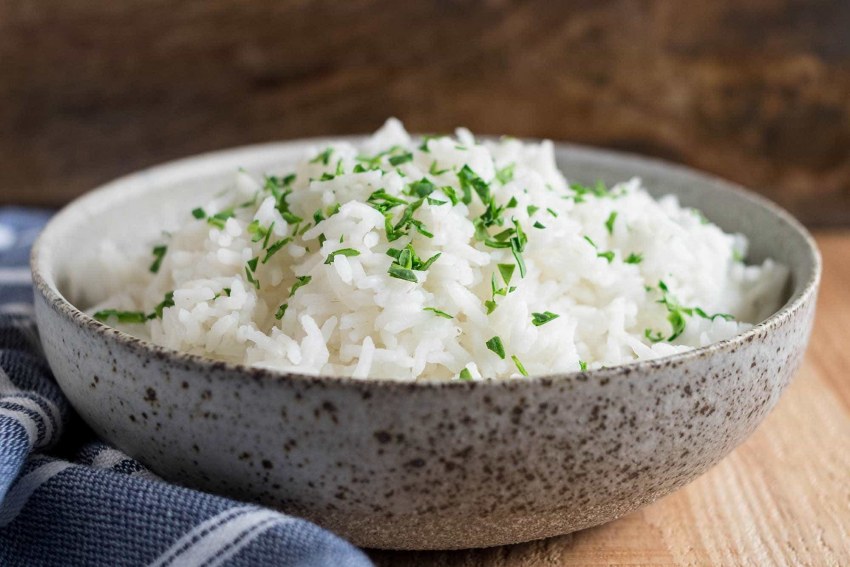 Рис с брокколи и курицей