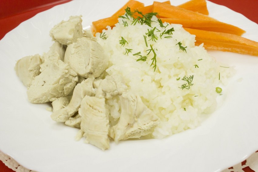 Рис басмати с капустой