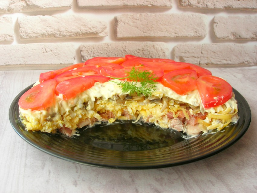 Вкусные салатики на день рождения