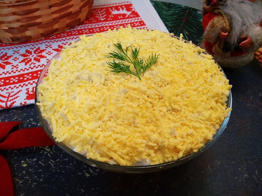Салат красная шапочка