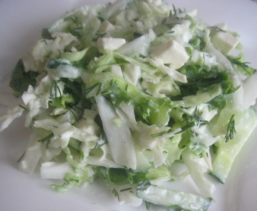 Пекинская капуста,огурец,яйцо