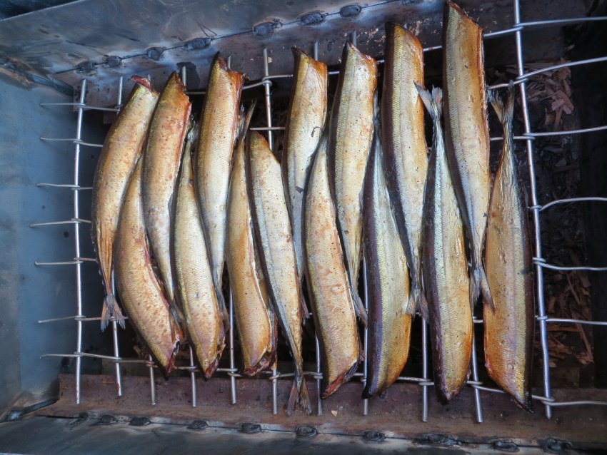 Скумбрия копченая жидким дымом