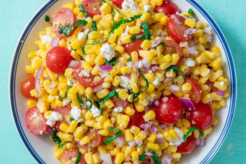 Салат с кукурузой