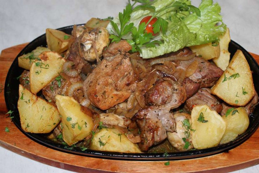 Свинина с картошкой