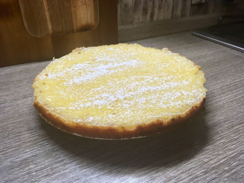 Лимонное пирожное