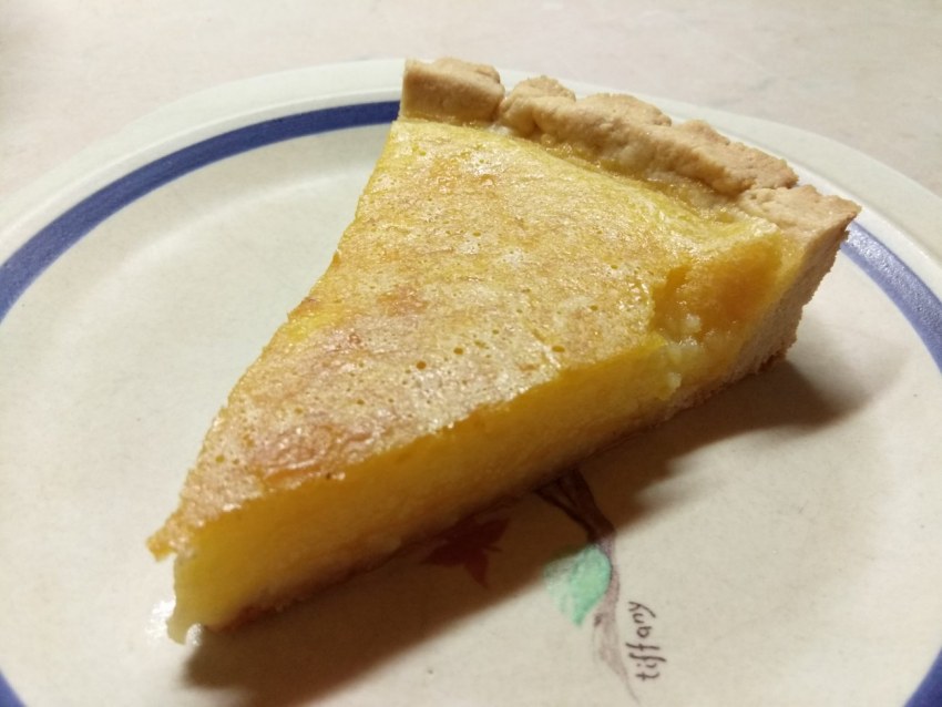 Быстрый пирог с лимоном
