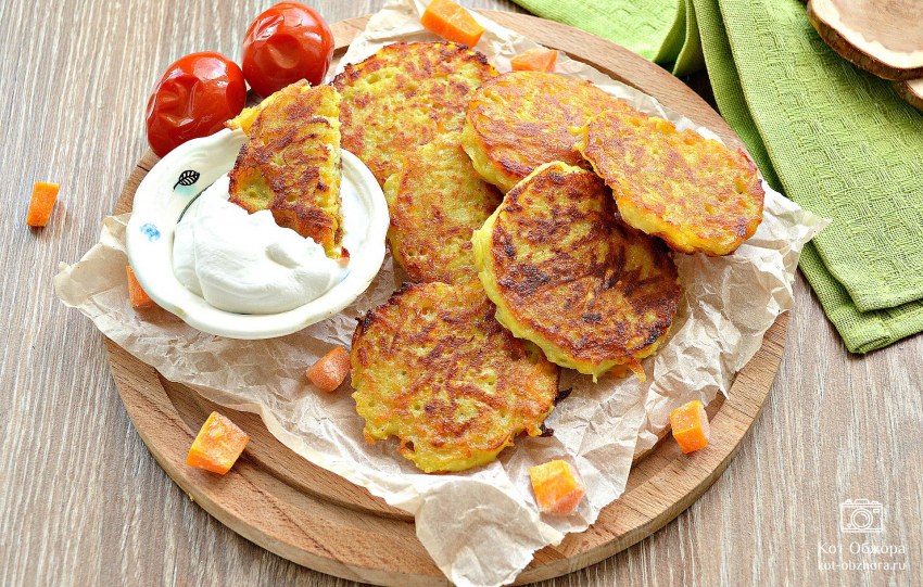 Драники картофельные с чесноком